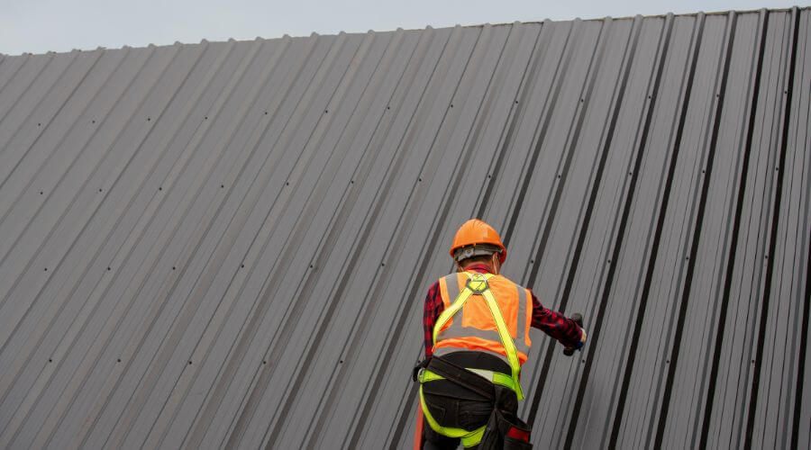 Professional metal roof installation services in Lead, SD